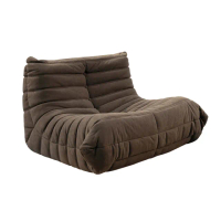 【Hampton 漢汀堡】博思單人椅-咖啡(一般地區免運費/沙發/單人沙發/布沙發/懶骨頭沙發)