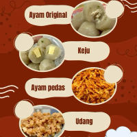 Cilok isi dengan bumbu yang beragam sesuai dengan selera kamu (Kacang,Kuah&Bubuk Cabai)