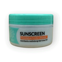 Krim Tabir Surya Melindungi dari Sinar Matahari Viva Sunscreen Foundation Cream - Pencerah, Lotion, 