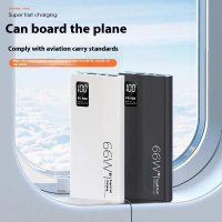 Sạc Dự Phòng 20000mah ,Pin Dự phòng 66W, Sạc Siêu Nhanh 3.0, Pin Lithium, có led % pin