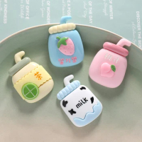 INS Korean Cute 3D Drink Milk Peach Juice Tea Lazy Griptok Bracket For iPhone 14 Pro Max Phone Holder Ring Support Stand Griptok