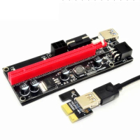 Riser 1X to 16X Graphics Extension Extension GPU Risers Mining Powered PCI-E Cable for Mining GPU Riser Extension Cable SNO88