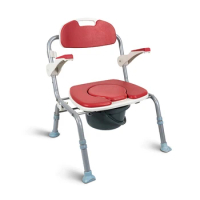 Aluminum Alloy Toilet Seat Chair for The Elderly Pregnant Folding Adult Commode Bath Stool
