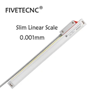 RS422 0.001mm Slim Optical Scale Linear Encoder 70 120 170 220 270 320 370 420mm Travel Fits Sino Easson Digital Readout DRO