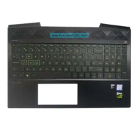 Brand New &amp; Original for keyboard for HP Pavilion GAMING 15-CX PC 15-CX0059TX with green backlight