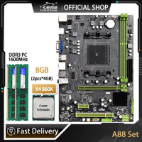 AMD A88 Motherboard Kit With Athlon X4 860K Processor And 8GB DDR3 AMD Memory Placa Mae FM2 FM2+ A88X Motherboard Combo Set