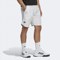 【adidas 愛迪達】短褲 男款 運動褲 網球短褲 CLUB SHORT 白 HS3265