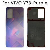 For Vivo V21e Y73 Back Glass Battery Cover For v21e Rear Door Housing Case