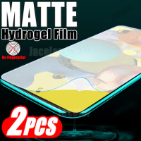 2pcs Matte Hydrogel Film For Samsung Galaxy A71 A51 5G UW 4G A31 A21 A21s A11 A 71 51 21s 5 G Anti-Fingerprint Screen Protector