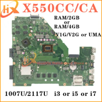 X550C Mainboard For ASUS Y581C X552C X550VC X550CL A550C K550C X550CC X550CA Laptop Motherboard 1007U/2117U i3 i5 i7 3th Gen