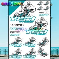 YETI‘s’ TRIBE STICKER SHEET TURQ FRAME DECAL MOUNTAIN BIKE SB150 SB4.5 Vinyl Accessories for Snowmobile Motorsport Car Sticker