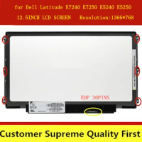 12.5“ HB125WX1-100 HB125WX1-201 LP125WH2-TPB1 B125XTN03 For HP 820 G2 Dell E7240 E7240 E7270 LCD Screen Panel display NO touch