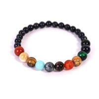 ✨[Subsidy in Progress]Hot-selling Galaxy Bracelet, Universe Eight Planets Bracelet, 6mm Beaded Versa