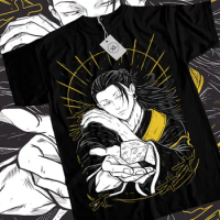 Suguru Geto T-shirt Jujutsu Kaisen shirt Getou jjk Anime Black shirt All Size