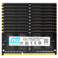 10PCS Laptop Ram DDR3L 4GB 8GB 1066 1333 1600 1866 Mhz SODIMM PC3 8500 10600 12800 Notebook Memoria Ram DDR3L