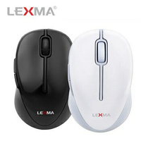 LEXMA M300R無線光學滑鼠(黑色) [大買家]