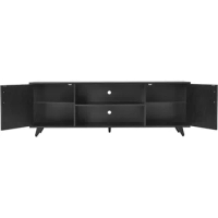TV Cabinet Living Room TV Console Living Room Storage Cabinet With Shelf And 2 Doors For TVs Up To 70 Inches