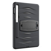 Tablet Case Contrasting Color Holder Tablet Holder Tablet Case for Samsung Tab S6 10.5 T860 T865 (with Pen Tray) Balck