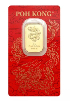 Poh Kong POH KONG 999.9/24K Pure Gold Dragon Gold Bar (3g)