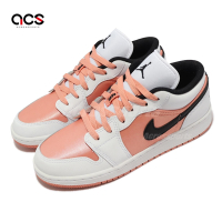 Nike 童鞋 Air Jordan 1 Low GS 女鞋 大童 橘 白 喬丹 AJ1 休閒鞋 DM8960-801