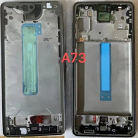 For Samsung Galaxy A73 5G Housing Middle Frame LCD Bezel Plate Panel Repair Part