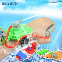 Hot Sale Outdoor Beach Toy Hand-Held Children Water Gun Toys Seaside Outside Garden Games Spray Wrist Water Guns Gift For Kids