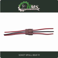 SOKET SPULL BEAT FI - SOCKET SAMBUNGAN KABEL 3 PIN + LAWAN SPUL ACG ECM BEAT ESP