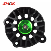 SMOK Motorcycle Accessories Engine Timing Oil Filter Cover Engine Stator Protective Case Cover For Kawasaki Z900 2017