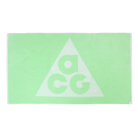【NIKE 耐吉】海灘毛巾 ACG Towel 綠 白 棉質 吸水 毛巾 運動毛巾(N100882031-8OS)
