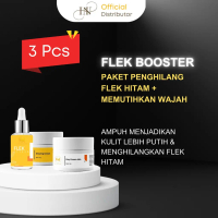 HN SKINCARE PAKET FLEK BOOSTER 3IN1 UNTUK FLEK SUPER TEBAL (SERUM FLEK + DAY CRAM AHA + GLOWING CREA