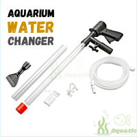 Water Changer Vacuum Water Change Gravel Cleaner Siphon Pump Cleaning 3 In 1 Penyedut Air Aquarium