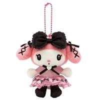 小禮堂 【限購排單不保單】Sanrio 三麗鷗 美樂蒂 絨毛玩偶吊飾 (暗夜天使 變裝50週年)