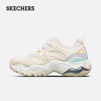 Skechers Shoes for Women D'LITES Chunky Shoes Shock-absorbing Lightweight Casual Outdoor Sports Women's Sneakers Tenis Feminino