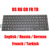 US RU GR FR TR Keyboard For DELL G3 3500 3579 3590 3779 G5 5500 5587 5590 G5 SE 5505 G7 7588 7590 7790 German French Turkish