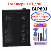2024 Years High Quality BLP801 Original Battery For OnePlus 8T 9R One Plus 9R 8T 4500mAh Phone Replacement Battery Bateria