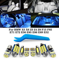 For BMW X5 X6 Z3 Z4 Z8 F15 F85 E71 E72 E36 E85 E86 E89 E52 Parts Accessories Indoor Lamp Canbus No Error Car Interior LED Light