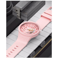 SWATCH 生物陶瓷 BIG BOLD系列手錶C-PINK 粉色(47mm)