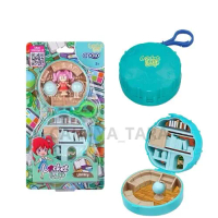 Mainan Set Travel Anak Perempuan Coffee Shop Butik Baju Bisa Gantungan Kunci Locket