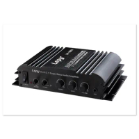12V Power Subwoofer 2.1 Channel Car Amplifier for Lepy LP-168S Audio Bass Output HiFi Stereo Sound With AUX Function LoudSpeake