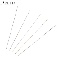 DRELD 5Pcs 130mm Scroll Saw Blades For Wood Metal Cutting 0#/1#/2#/4#/6# Fine-toothed Jig Saw Blades Woodworking Tool Power Tool