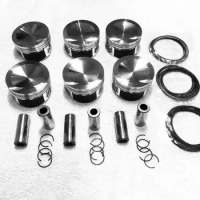 Forged piston for Audi 3.0T A6 S5 3.0TFSI CAJA CCAA 82.5mm CR 9.5:1 one set