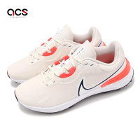 Nike 高爾夫球鞋 Infinity Pro 2 Wide 男鞋 寬楦 米白 紅 透氣 支撐 緩衝 運動鞋 DM8449-041