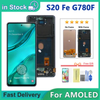For AMOLED For Samsung S20 Fe LCD SM-G780F G780F/DSM G780G Display Touch Screen For Samsung S20 Fe Display Replacement