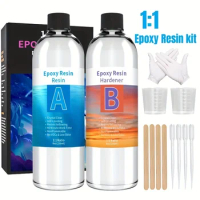 1：1 1Set Table Top Epoxy Resin Kit -, Table Top, Art Resin, Craft, Jewelry Casting, DIY, Tumblers &amp; Wood Craft Decoration