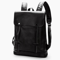 Versatile Leather Backpack, 15.6 inch Laptop Backpack for Men, Premium Waterproof Outdoor Travel Retro Backpack