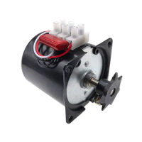 60KTYZ Claw Pole Synchronous Motor AC220V 14W Gear Motor With Chain Gear 2.5RPM 5RPM 10RPM Permanent Magnet Incubator Motor