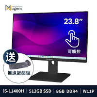 Nugens 24吋AIO旋轉觸控液晶電腦一體機 AIO PC
