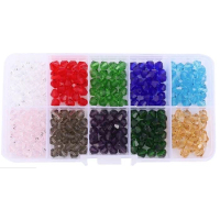 Crystal Beads Bulk Beads 4MM Czech Beads Mix Lot Of Faceted 800Pcs Crystal Glass Beads Seed Beads For Jewelry Making
