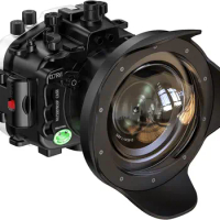 Waterproof housing Case WPC-A7R IV Dive 40m/130ft Work for Sony A7R IV with16-35mm f4.0 ZA OS,16-35mm f2.8 GM,24-70mm f4.0 lens
