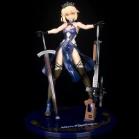 Fate FGO 黑 saber ALTER 吾王黑塞巴 拖槍黑呆 手辦 模型